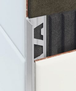 L Profile Aluminium 8mm Mill Finish x 3m-0