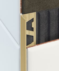 L Profile Brass 12.5mm Natural Finish x 3m-134