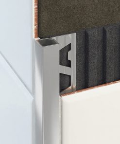 All-Quad Profile Aluminium 15mm Brushed Bright Silver x 3m-0