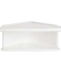 Dual Corner Shelf 150 x 100mm White-0