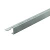 L Profile Aluminium 8mm Brushed Bright Silver x 3m-0
