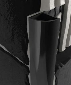All-Curve Profile Aluminium 12mm Gloss Black x 3m-0