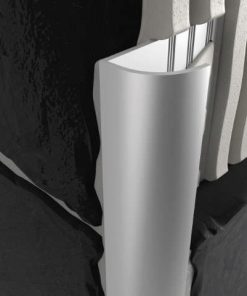 All-Curve Profile Aluminium 10mm Matt Silver x 3m-0