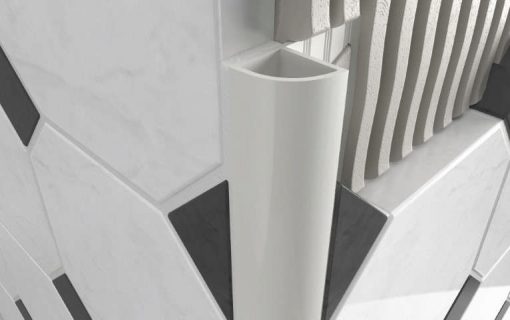 All-Curve Profile Aluminium 10mm White x 3m-0