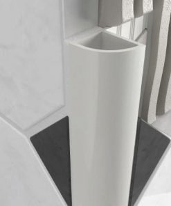 All-Curve Profile Aluminium 12mm White x 3m-0