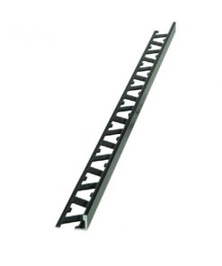 L Profile Aluminium 22mm Matt Black x 3m-0