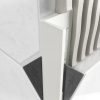 L Profile PVC 12mm White x 2.5m-0