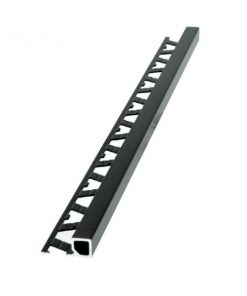 All-Quad Profile Aluminium 12mm Matt Black x 3m-0